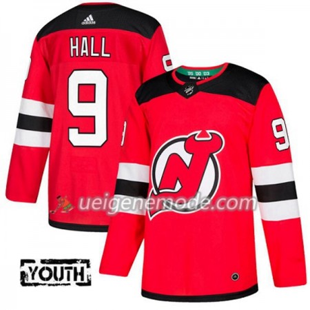 Kinder Eishockey New Jersey Devils Trikot Taylor Hall 9 Adidas 2017-2018 Rot Authentic